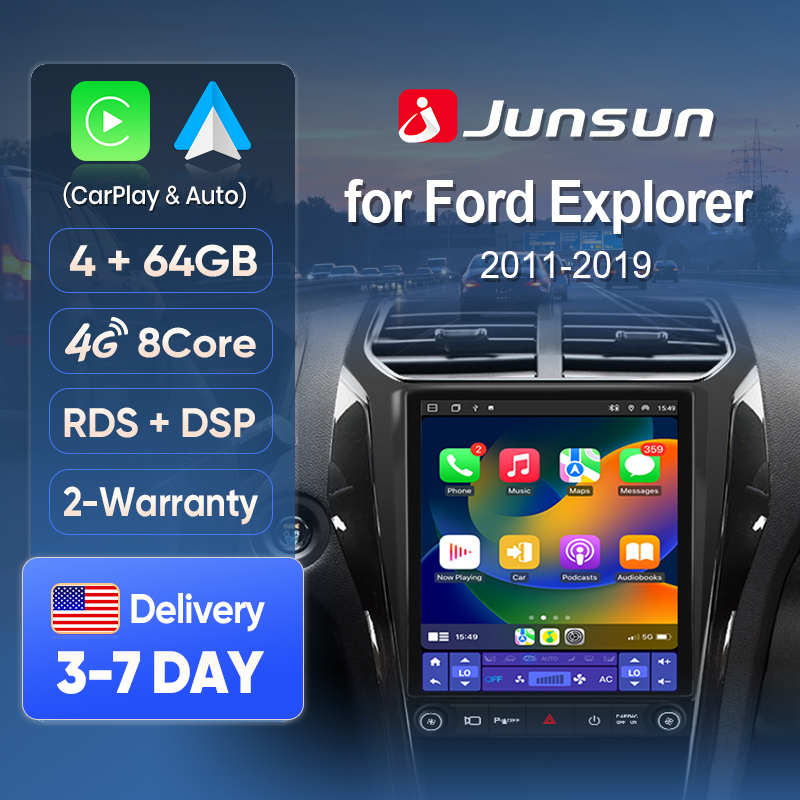 Japanese Lifestyle In Hindi - หน้าจอ Junsun Wireless CarPlay สำหรับรถยนต์ Ford
