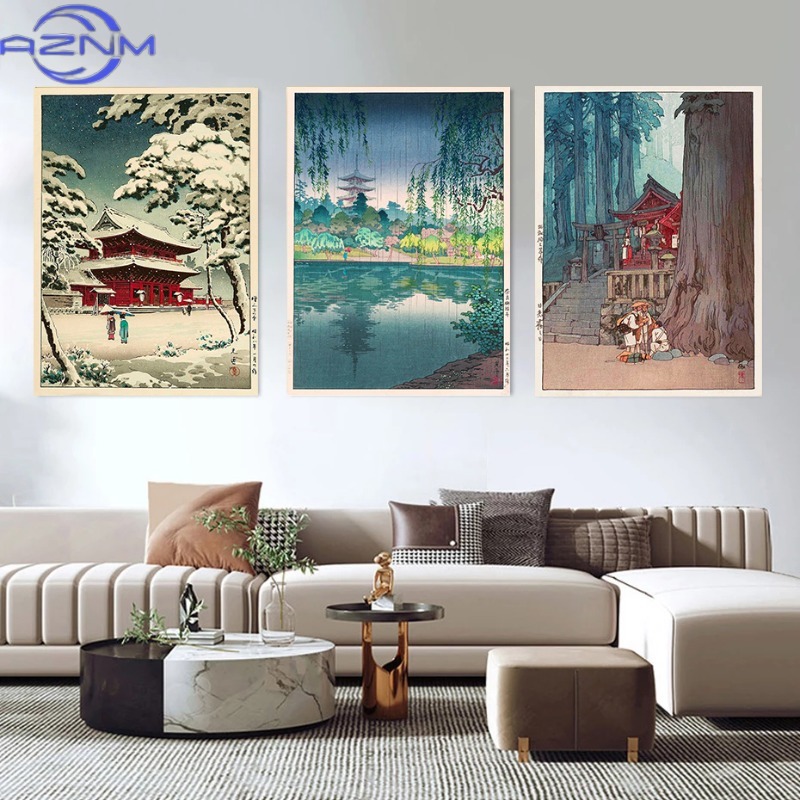 AZNM ย้อนยุค อุกิโยะเอะโปสเตอร - Japanese Lifestyle And Traditions บทวิจารณ์และราคา