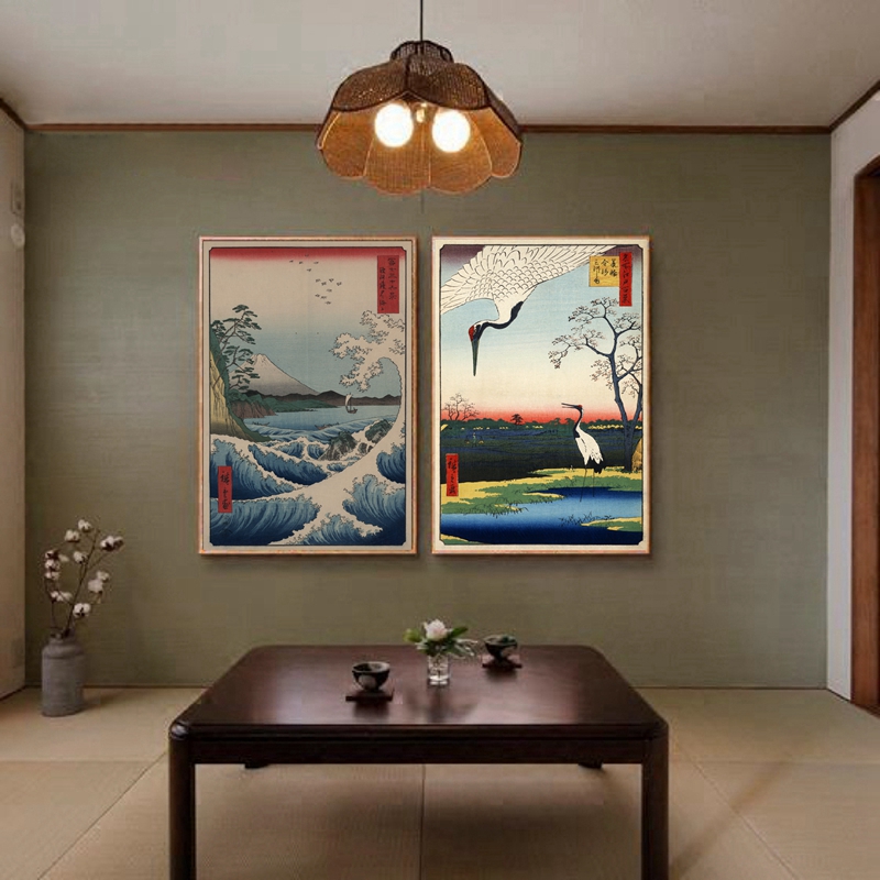 ญี่ปุ่นพิมพ์ Wall Art ภาพวาดผ้ - Japanese Lifestyle And Traditions บทวิจารณ์และราคา